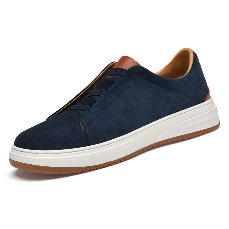 Men's Outdoor Casual Shoes Soft-Soled Trendy All-Match Suede Sneakers